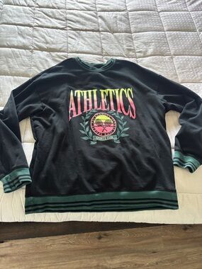 Original Use Oversized Graphic Pullover Sweater